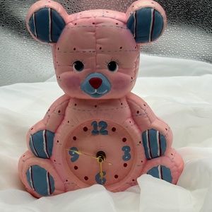 Vintage Teddy Bear Clock